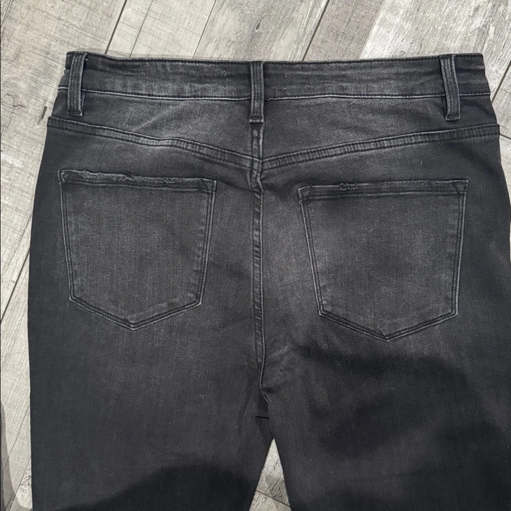 VERVET Washed Black Skinny Jeans